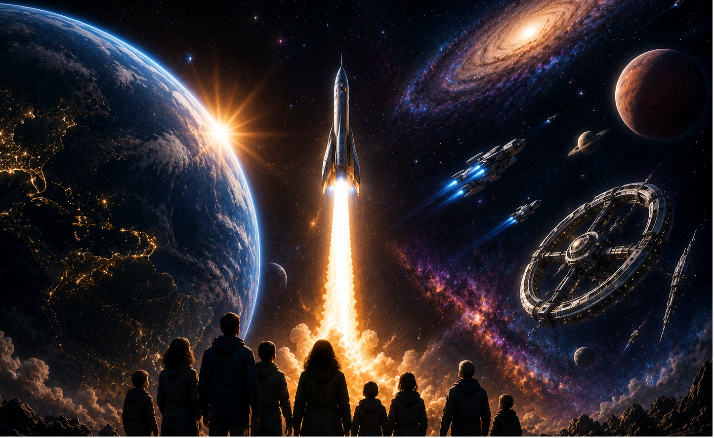 When Humanity Leaves Earth